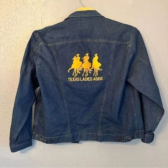 Wrangler Mens Jean Jacket Custom Made Size XLarge - Picture 4 of 4